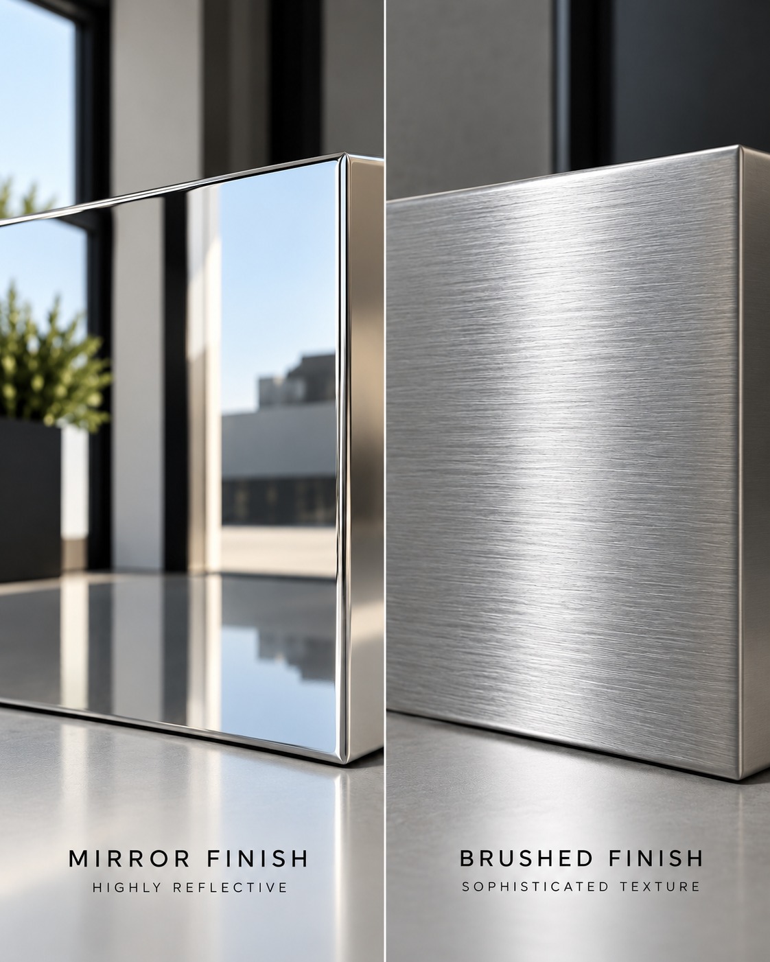 Mirror / Brushed Finish