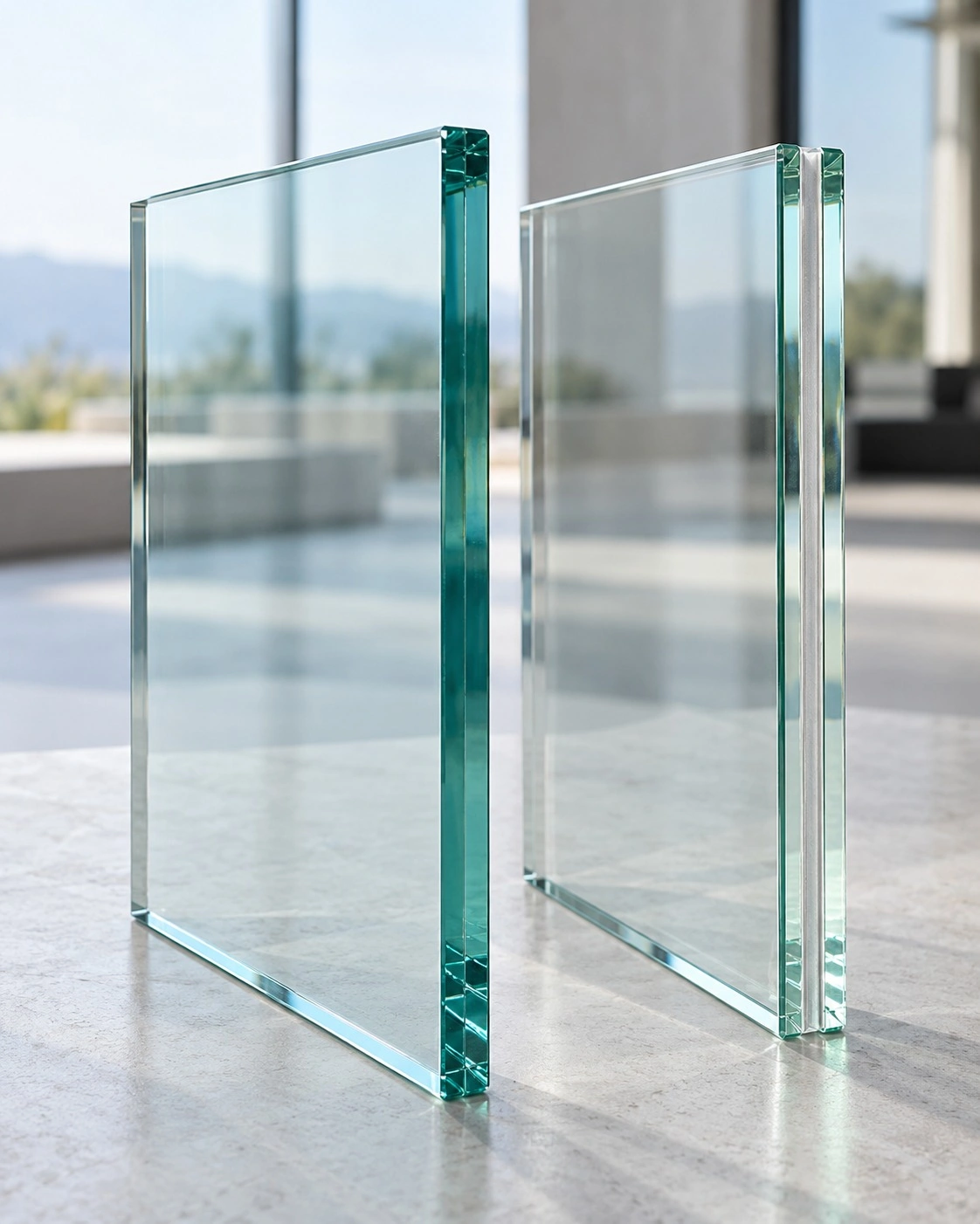 Toughened & Laminated Finish Background